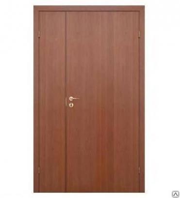 Дверь полуторная с притвором (в комплекте) 3D орех М13, 4*21 Олови